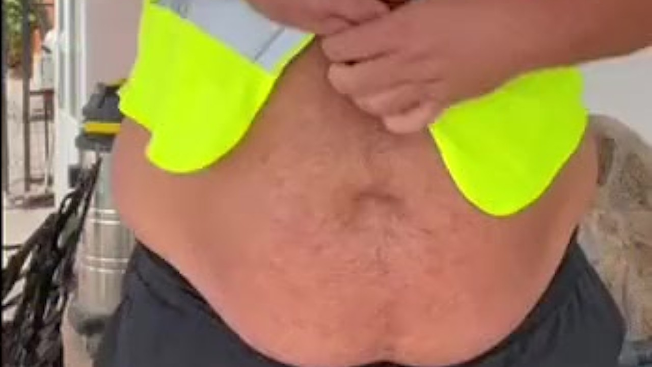 Cigarbear Enjoys Intimate Solo Moment