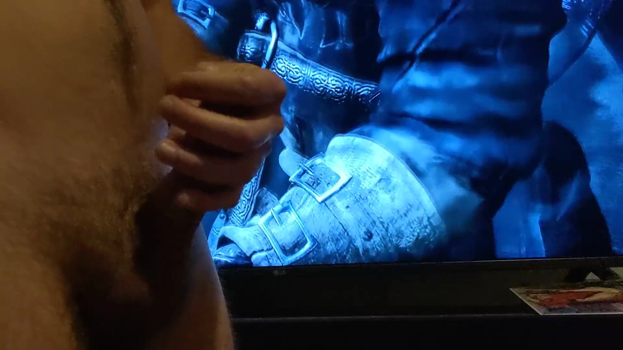 Gamer Jerks Off While Playing Video Games