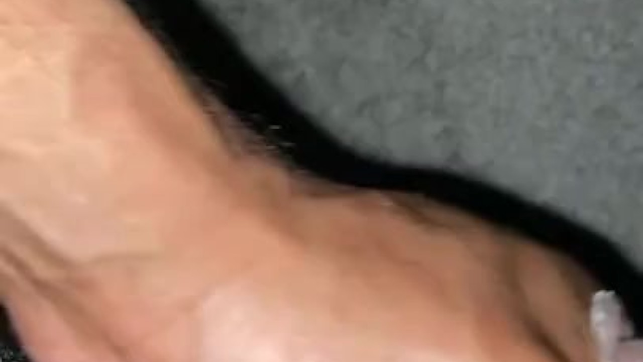 Guy Strokes His Erect Cock