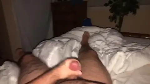 Solo Blowjob and Cumming in Close-Up