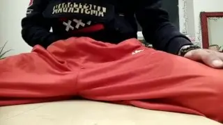 Young Twink Masturbates at Home in Bedroom