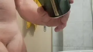 Twink Jocks Dicks vs Beer Cans in Funny Blowjob Challenge