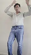 Twink in Past Videos Shows Off Bare Body and Tight Ass