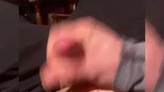 Young Twink Jumps on Bed for Solo Masturbation