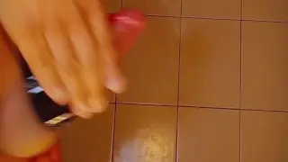 Twink Masturbates While Measuring His Cock Pulse with Watch