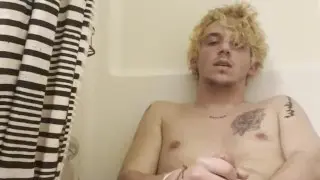 Solo Blowjob with Manual Stimulation and Deepthroat