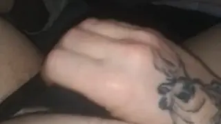 Solo Blowjob in Black Spandex Thong