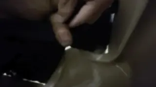 Intense Urination Scene with Bladder Pressure